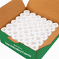 Sewtech Prewound Bobbins 144 pcs/box, 70D/2 60WT White Polyester Bobbin Thread, Size L (SA155)